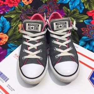 Converse All-Star Shoes Junior Size 4 Womens Size 6 Grey Madison Chuck Taylors